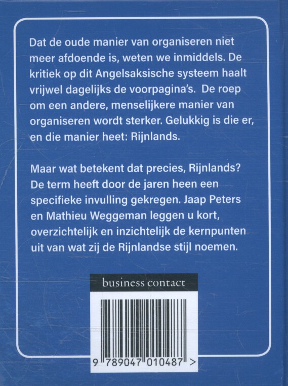 Het Rijnland-boekje Het Rijnland-boekje achterkant