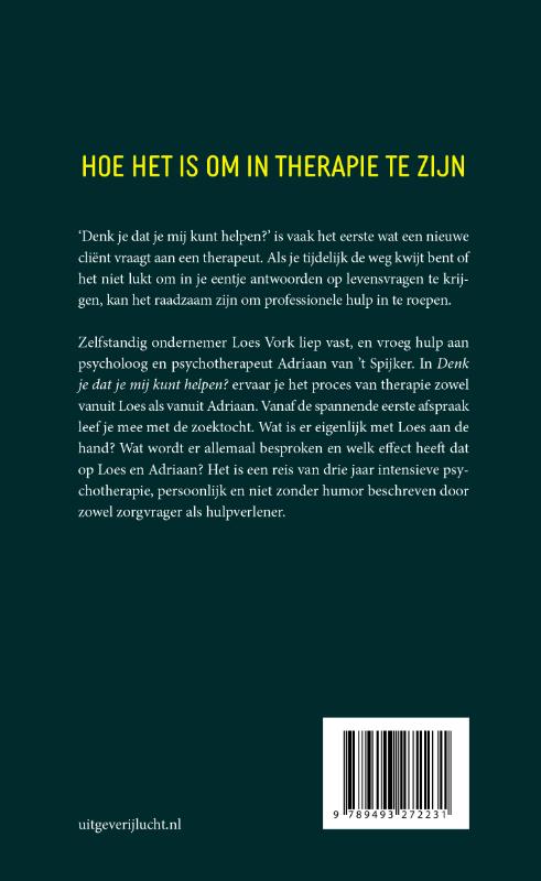 Denk je dat je mij kunt helpen? achterkant