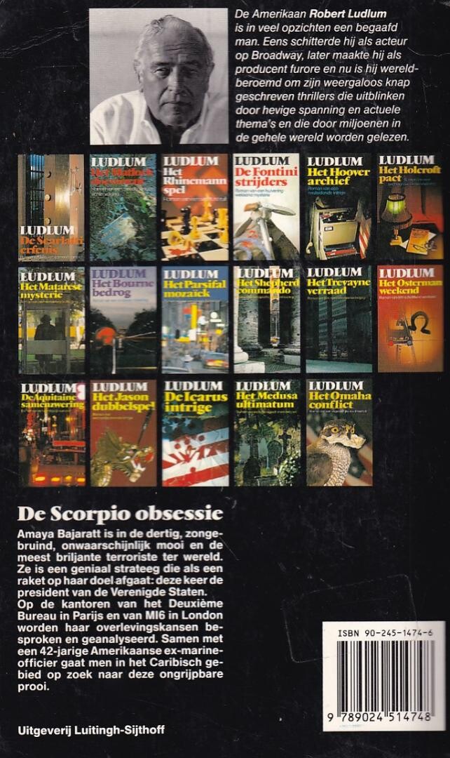 De Scorpio obsessie achterkant