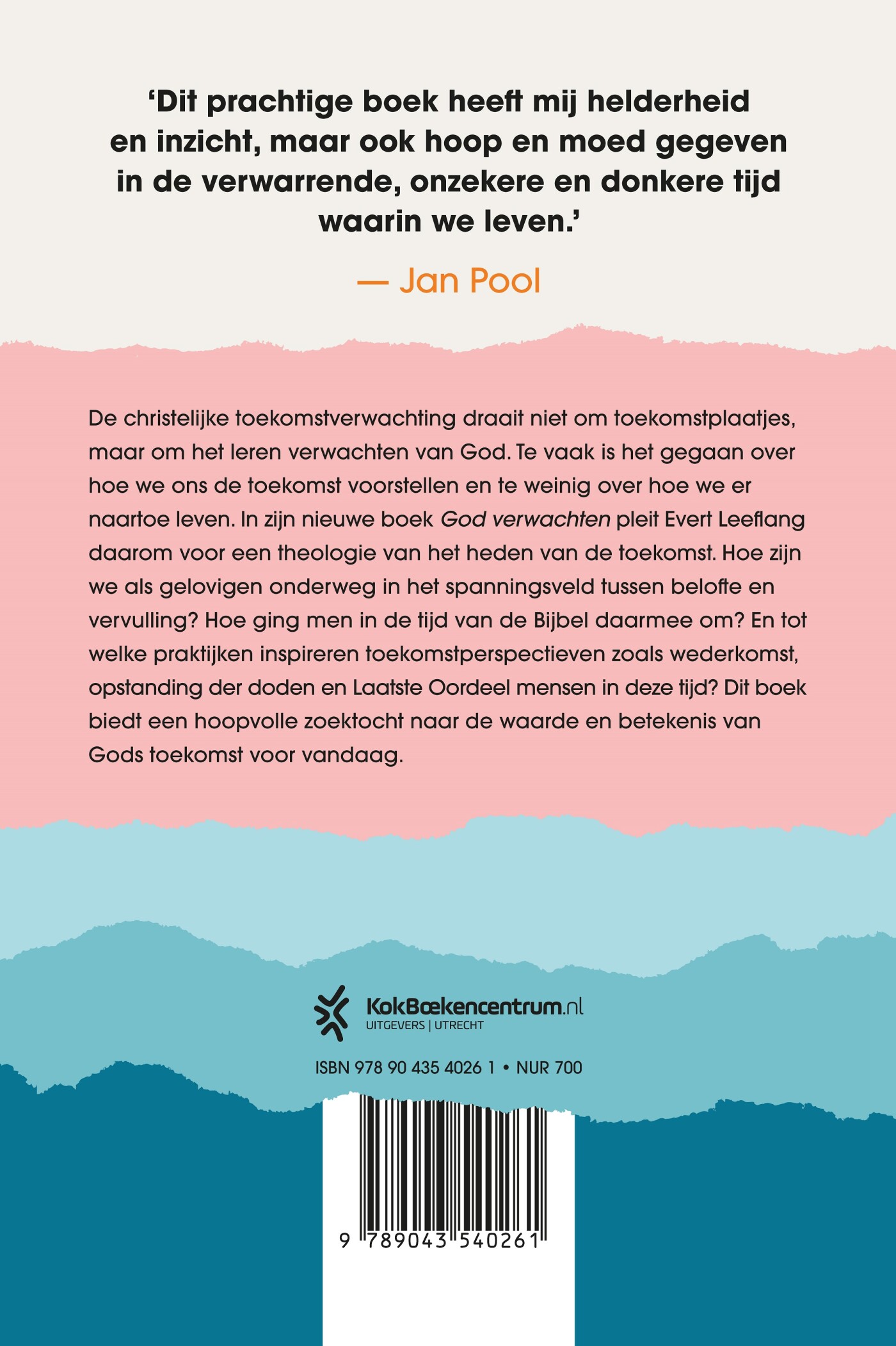 God verwachten achterkant