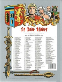 De zwaardbroeders / De Rode Ridder / 219 achterkant
