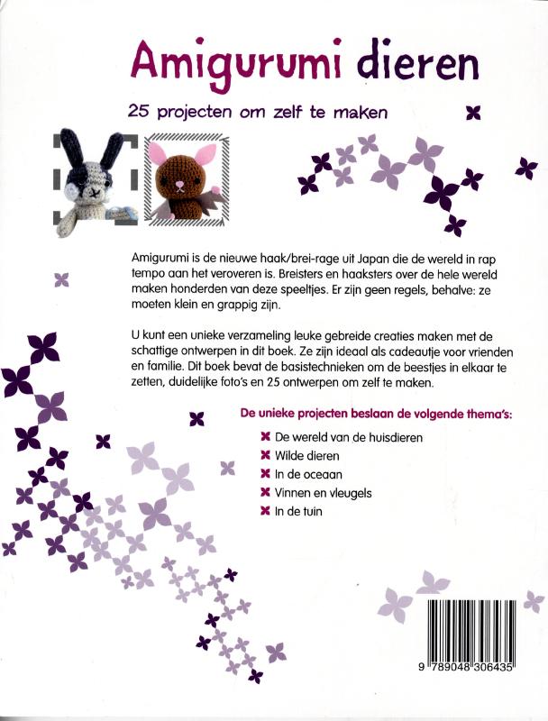 Amigurumi dieren achterkant