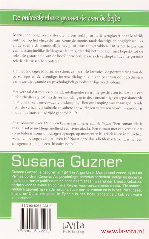 De onberekenbare geometrie van de liefde De onberekenbare geometrie van de liefde achterkant