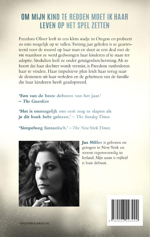 Mijn naam is vrijheid achterkant