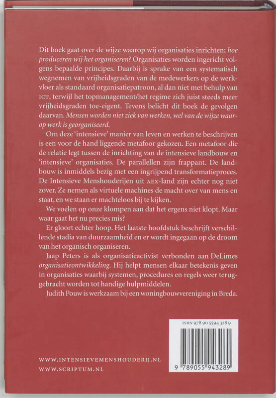 Intensieve menshouderij Intensieve menshouderij achterkant