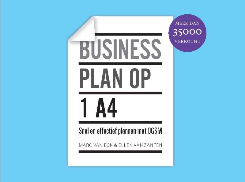 Marc van Eck Businessplan Op 1 A4