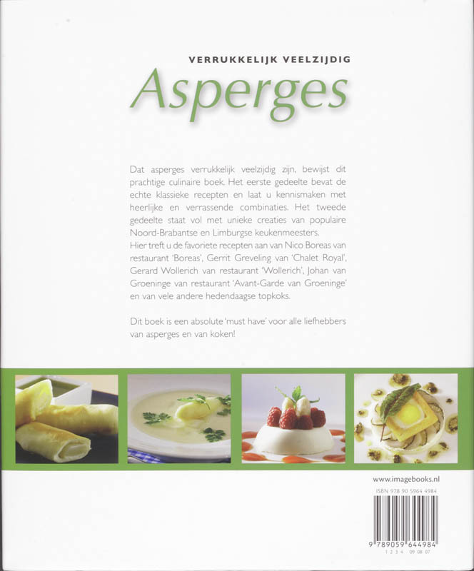 Asperges - Verrukkelijk Veelzijdig achterkant