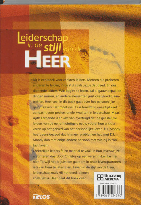 Leiderschap In De Stijl Van De Heer achterkant