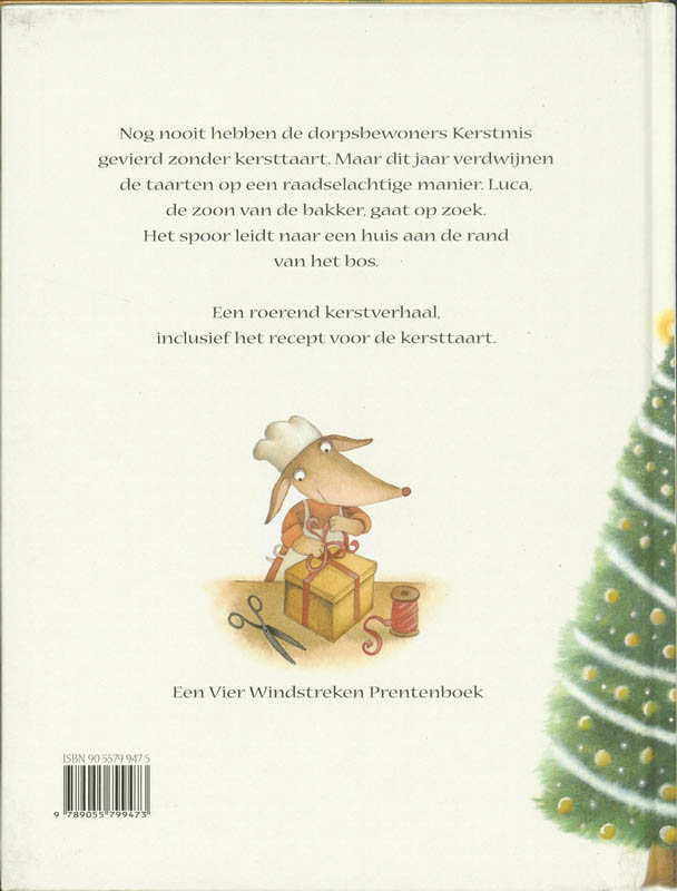 De verdwenen kersttaarten achterkant