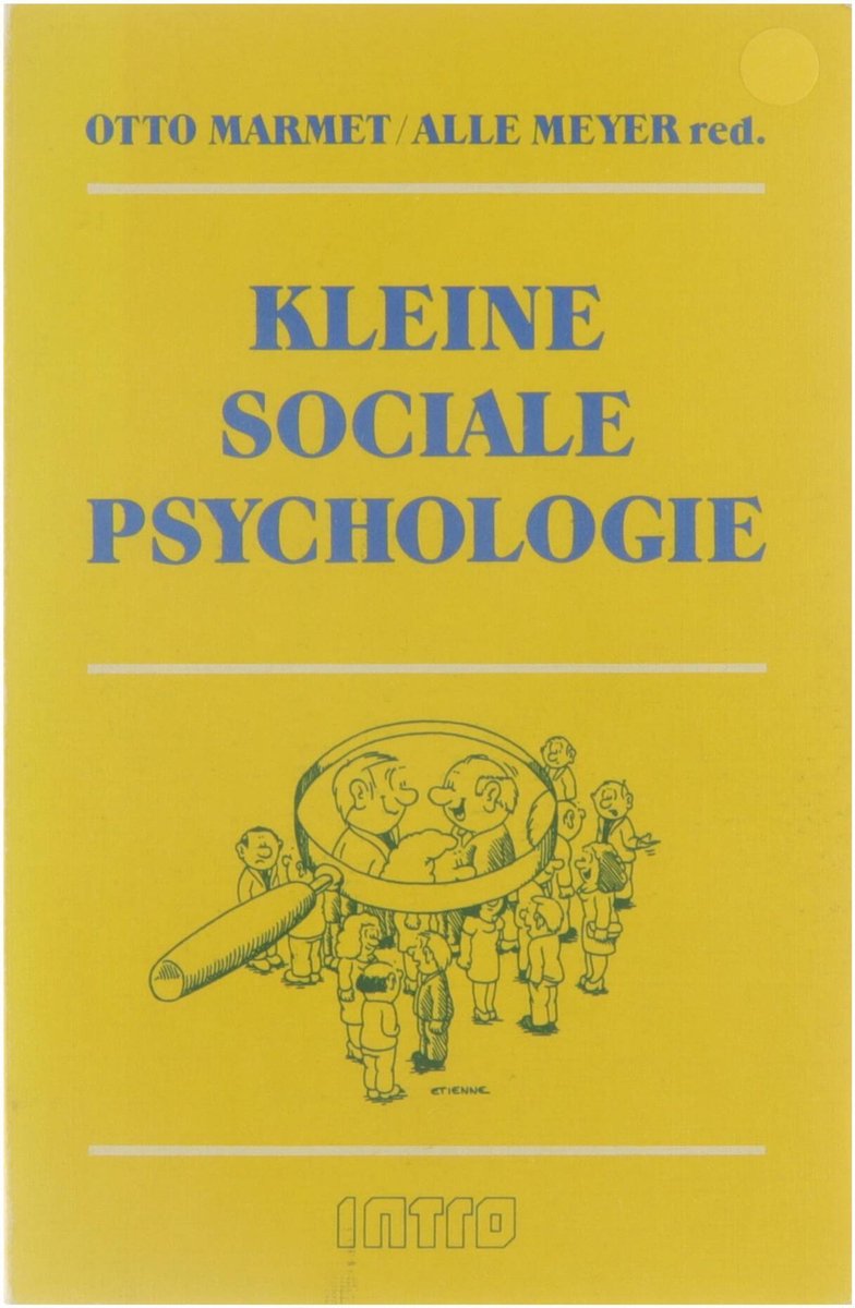 Kleine sociale psychologie