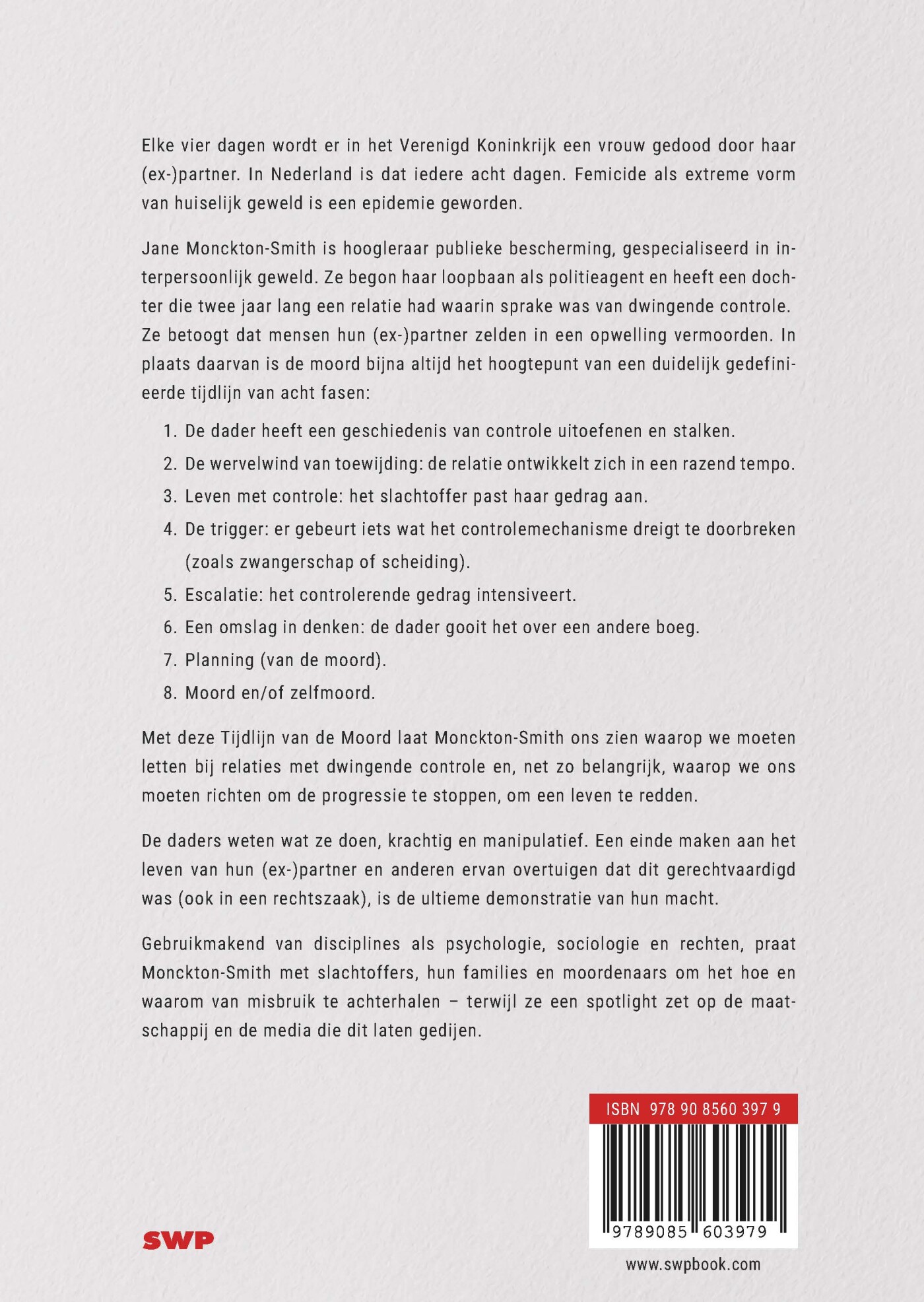 Gevaarlijke relaties en hoe ze eindigen in moord achterkant