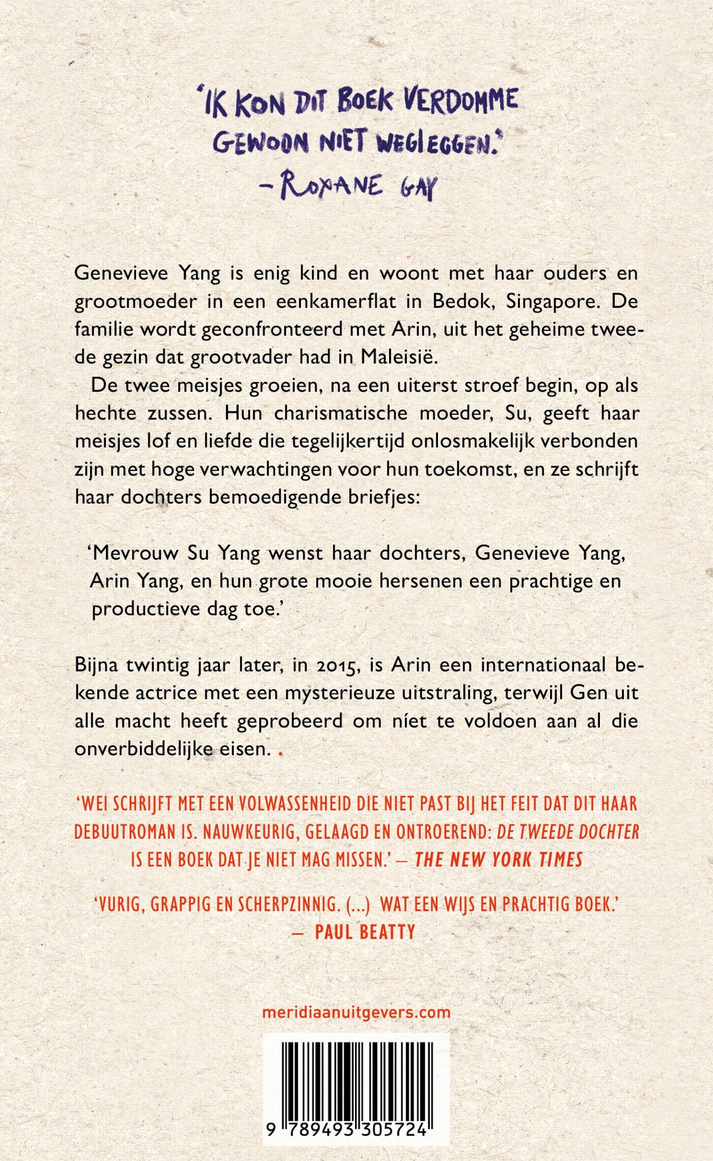 De tweede dochter achterkant