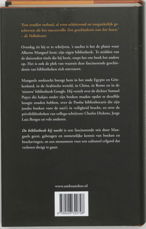 De bibliotheek bij nacht De bibliotheek bij nacht achterkant