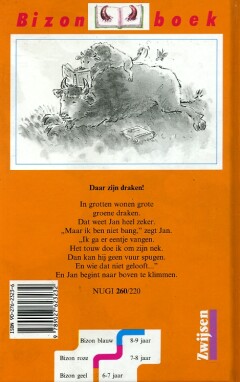 Daar zijn draken! / Bizon boek achterkant