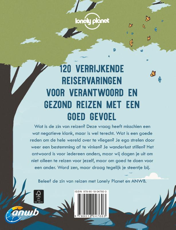 De zin van reizen / Lonely Planet achterkant