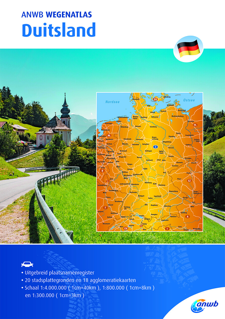 Duitsland - ANWB wegenatlas