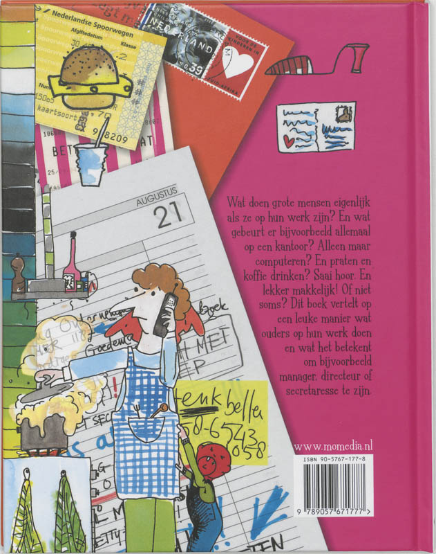 Vergaderen, typen, koffie drinken Vergaderen, typen, koffie drinken achterkant