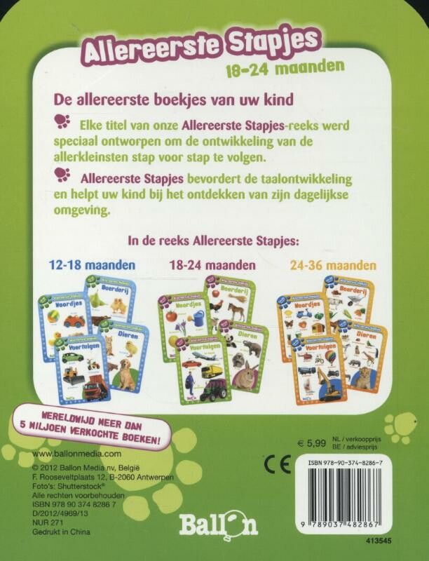 Woordjes / Allereerste stapjes achterkant