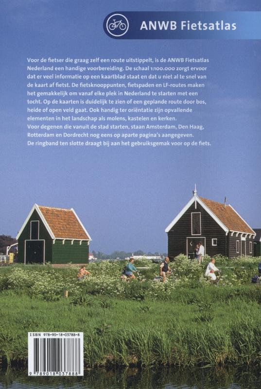 ANWB fietsgids - Nederland 2014 achterkant