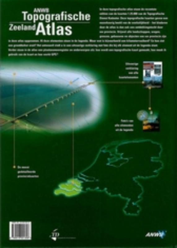 Zeeland / ANWB topografische wandelkaart achterkant