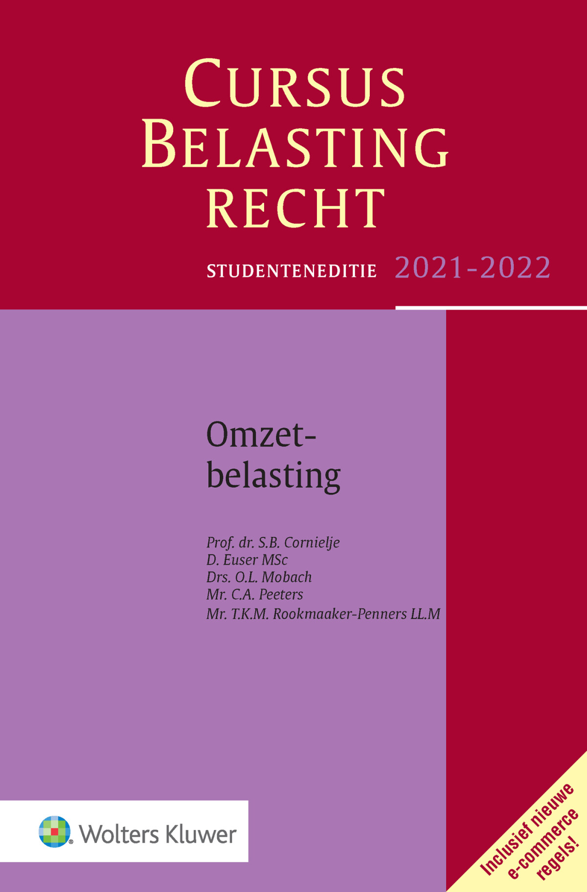 Cursus Belastingrecht Omzetbelasting / Studenteneditie 2021-2022