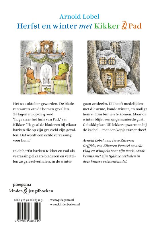 Herfst en winter met Kikker & Pad / Voorleesbundels achterkant