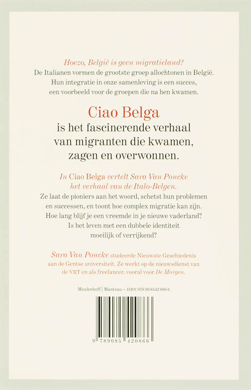 Ciao Belga achterkant