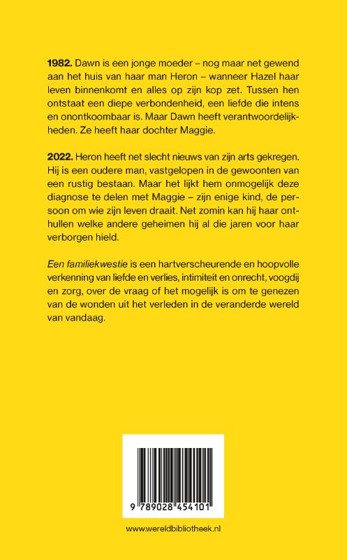 Een familiekwestie achterkant