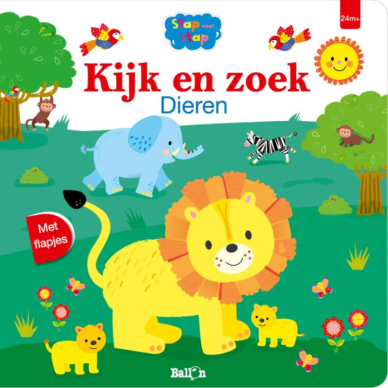 Kijk en zoek Dieren / Stap voor stap