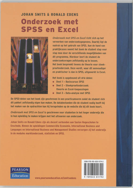 Onderzoek Met Spss En Excel achterkant