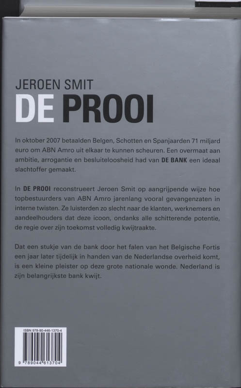 De Prooi Geb Ed achterkant