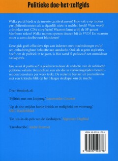 Hoe word ik politicus Hoe word ik politicus achterkant