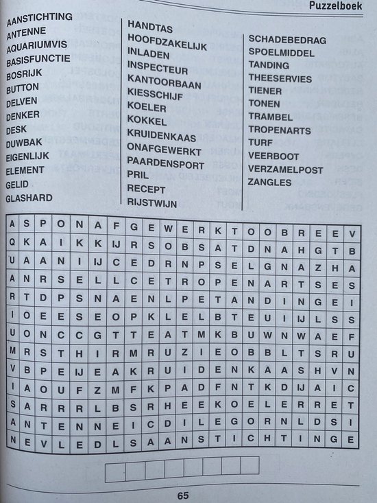 boekenbalie_8710835817644_cover Denksport Puzzelboek Woordzoeker 3* vakantieboek 150 plus puzzels