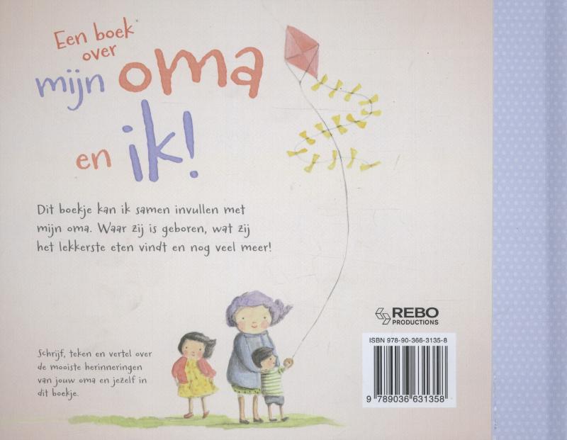 Een boek over mijn oma en ik achterkant