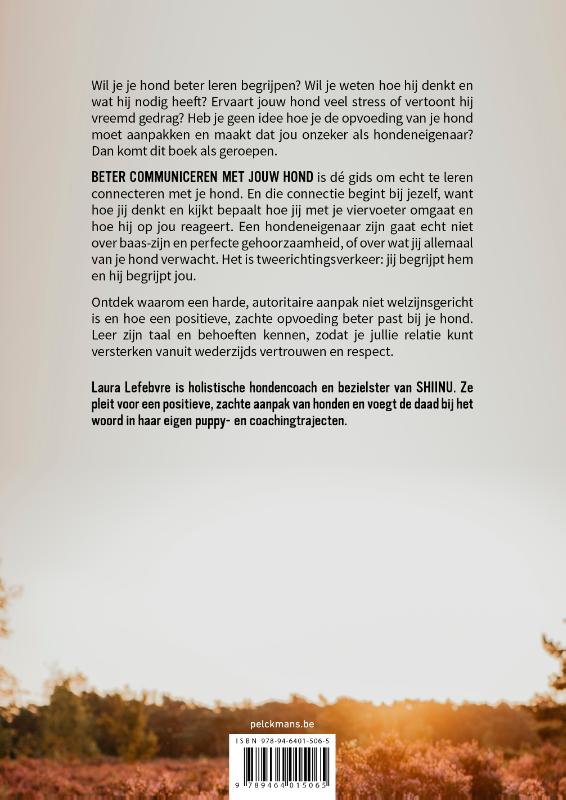 Beter communiceren met jouw hond achterkant