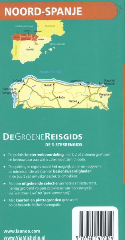 De Groene Reisgids - Noord-Spanje achterkant
