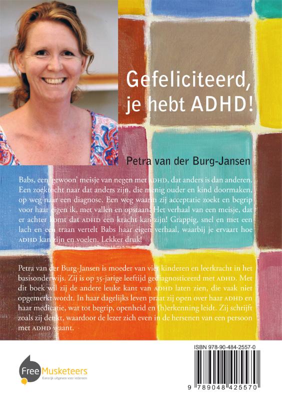 Gefeliciteerd, je hebt ADHD! achterkant