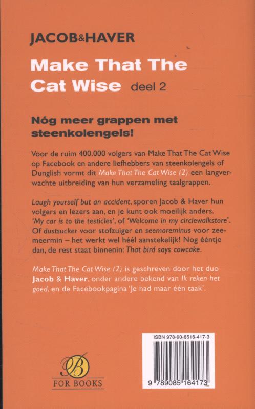 Make That The Cat Wise (2) achterkant