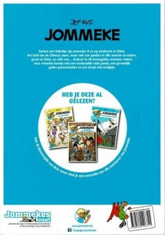 De vuurdraak / Jommeke / 296 achterkant