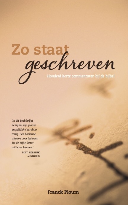 boekenbalie_9789493191433_cover Zo staat geschreven, honderd korte commentaren bij de bijbel