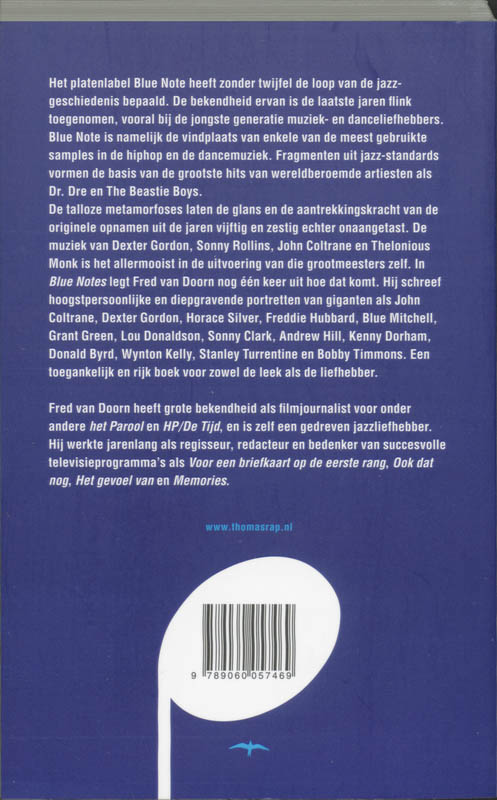 Blue notes achterkant