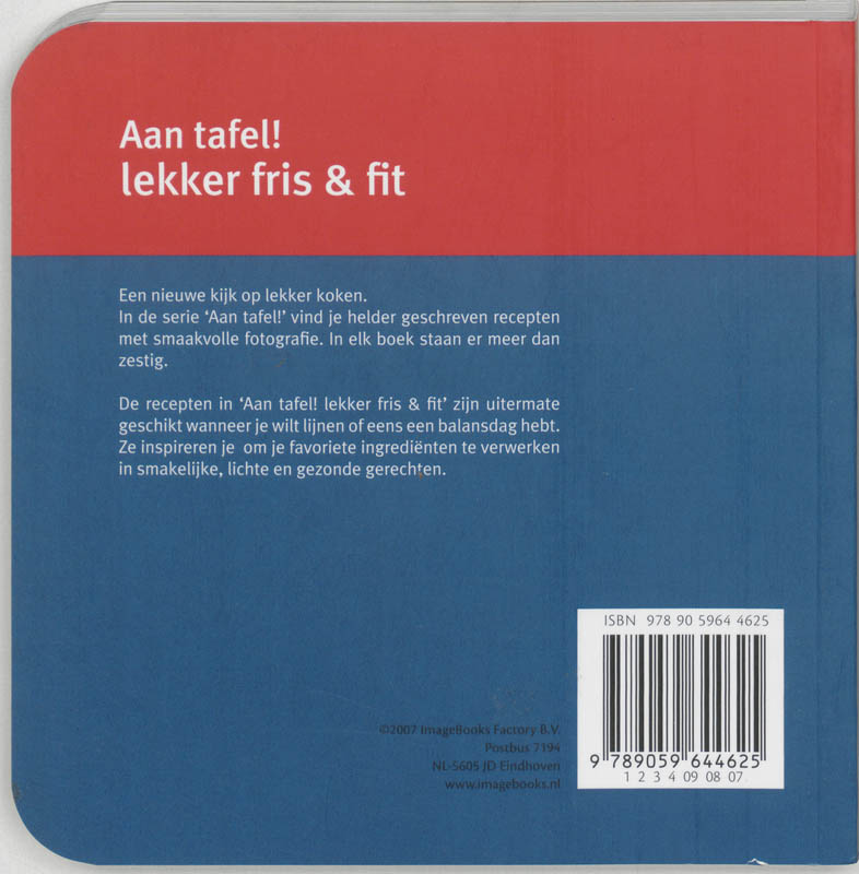 Aan Tafel! Lekker Fris En Fit achterkant