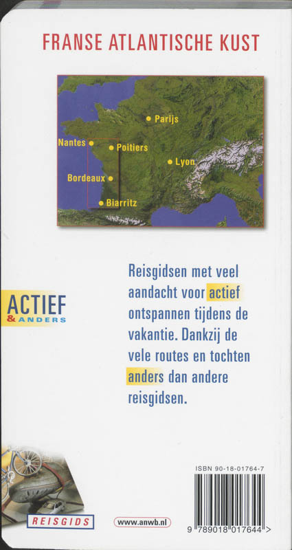 Franse Atlantische kust / ANWB actief & anders achterkant