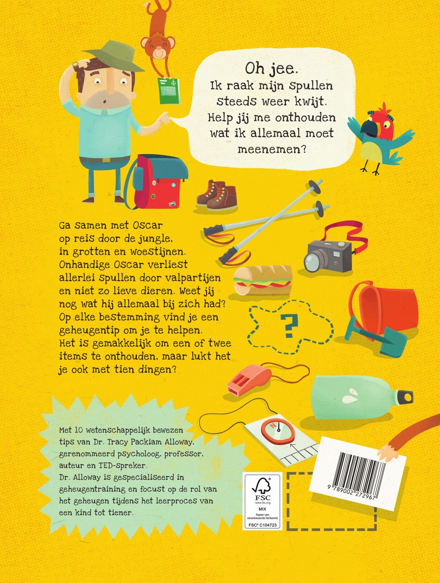 Ik ga op reis en ik neem mee ... achterkant