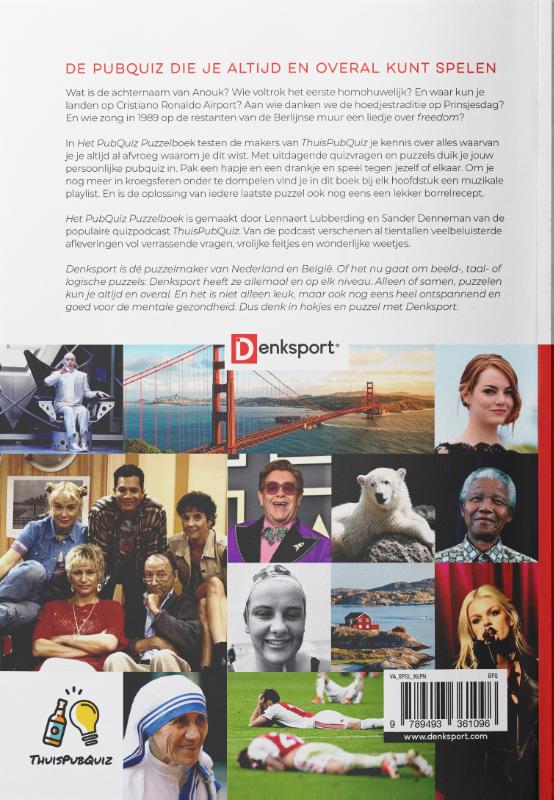 Denksport - Het PubQuiz Puzzelboek / Denksport Puzzelboek achterkant