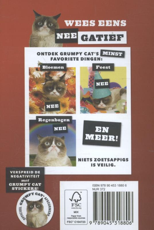 Grumpy Cat NEEgen levens achterkant