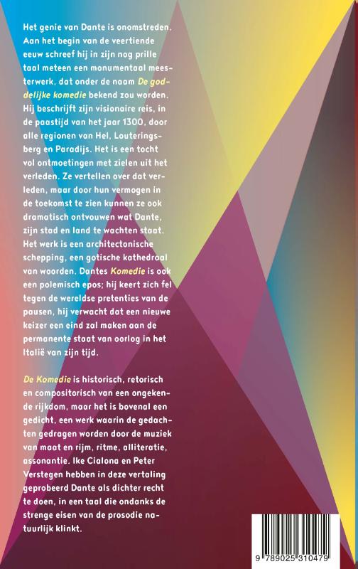 De goddelijke komedie achterkant