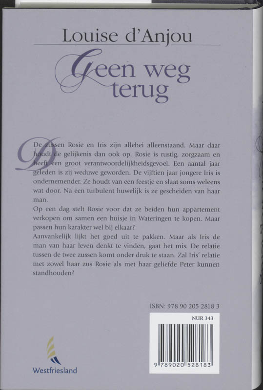 Geen Weg Terug achterkant