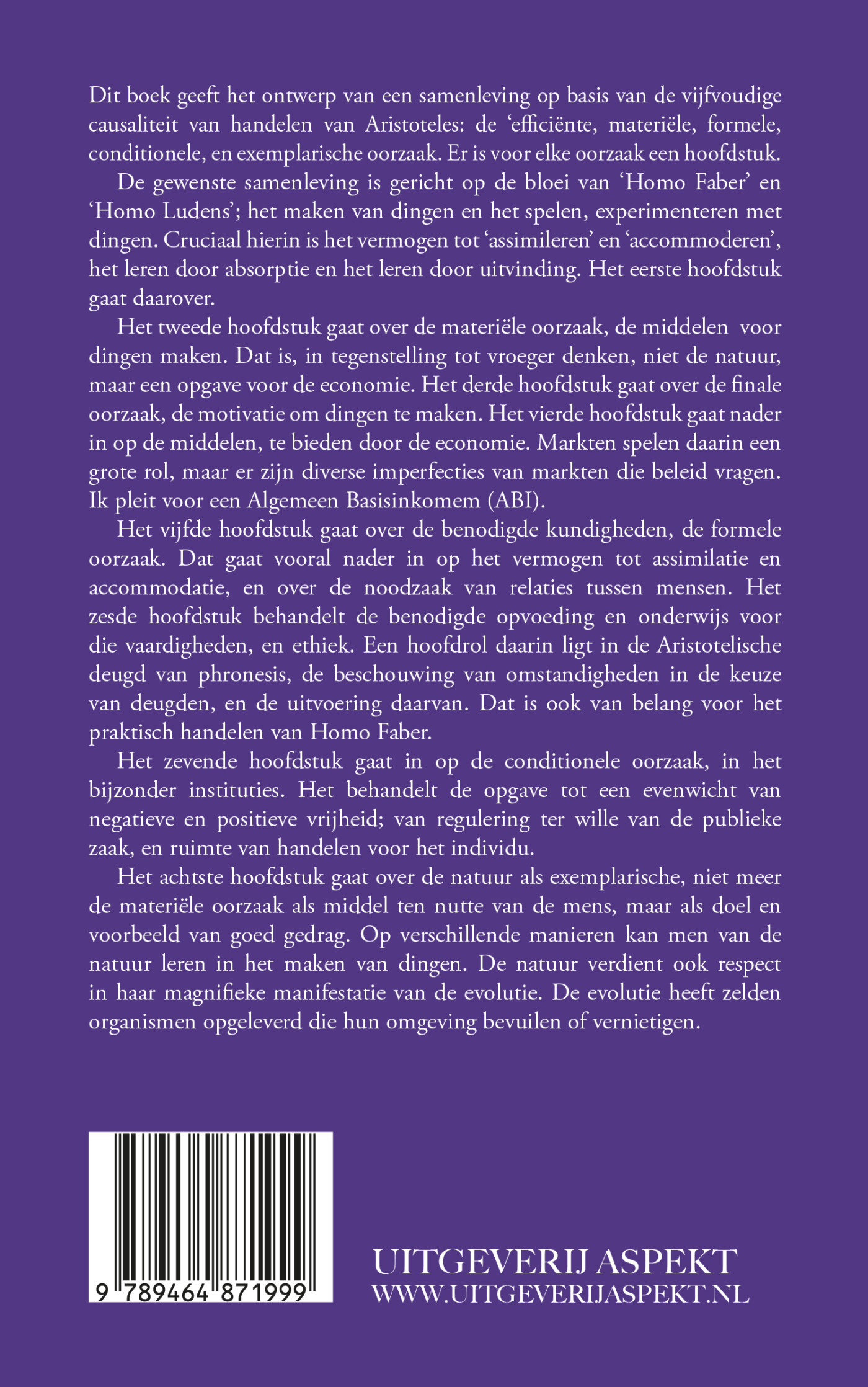 Ontwerp van een samenleving achterkant