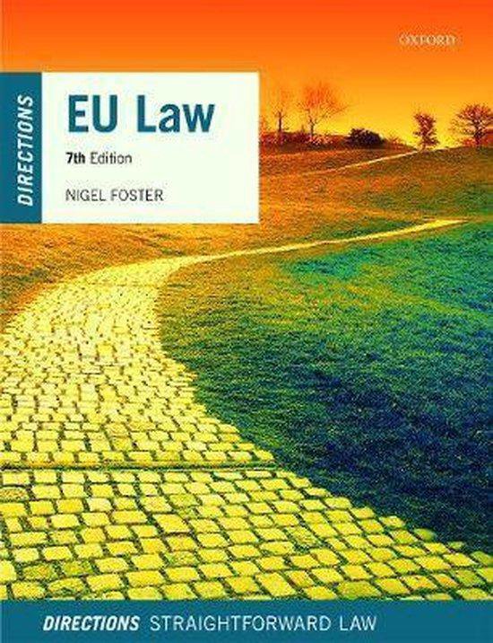 Nigel Foster Eu Law Directions